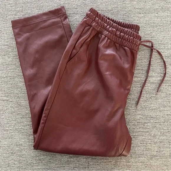 Loft faux leather joggers - Picture 3 of 3